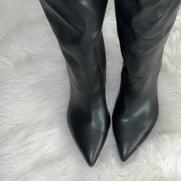 Marc Fisher Block Heel Pointy Toe  Boots - Picture 3 of 10